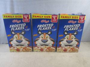 lot 248 image: (C-2) 3 Family Size Boxes of Froste...