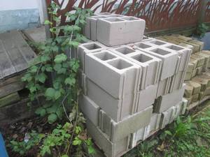 lot 249 image: (OS) Pile of Concrete Blocks...