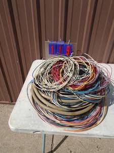 Pile of used copper wire. As shown.