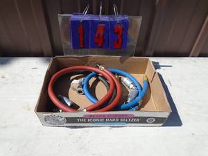 Flat of air compressor components. As shown.