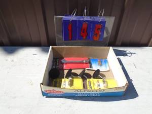 Flat of air compressor components. As shown.