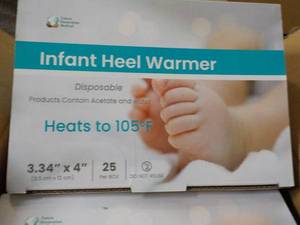 4 x 25 ct each Infant Heel Warmers-...
