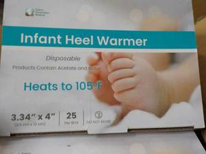 4 x 25 ct each Infant Heel Warmers-...