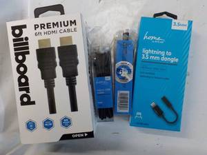 HDMI Cables and Lighting Cables...