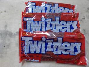 3 x 16 oz Bags Strawberry Twizzlers...