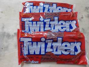 3 x 16 oz Bags Strawberry Twizzlers...