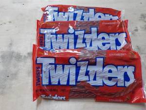 3 x 16 oz Bags Strawberry Twizzlers...