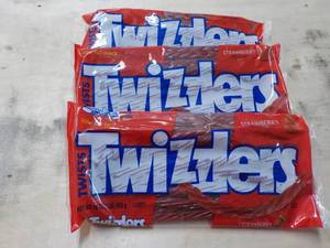 3 x 16 oz Bags Strawberry Twizzlers...