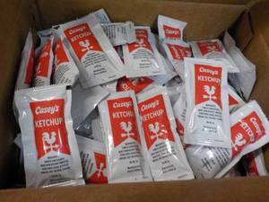 2 x 200 ct Caseys Ketchup Single S...