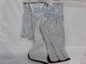 4 pair Mens Large Leather Work Glo...