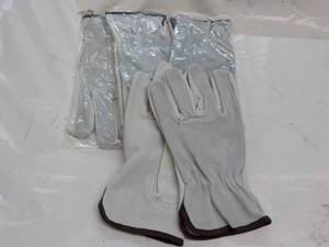 4 pair Mens Large Leather Work Glo...