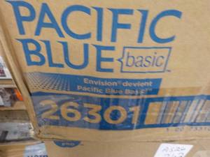 Pacific Blue 5 Rolls 1 Ply Paper To...