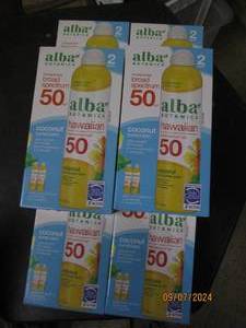 6 packages of 2 alba botanica broad...