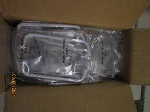 package of 25 new white drawer hand...