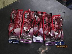5 foster grant reading glasses with...