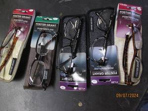 5 foster grant reading glasses with...