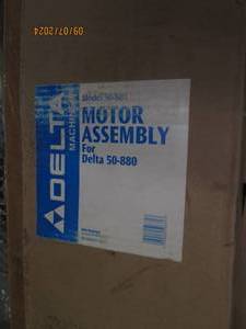 delta motor assembly for delta 50-8...