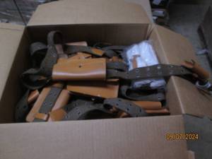 box of 35 belts...