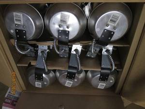 case of 6 recessed lighting housing...