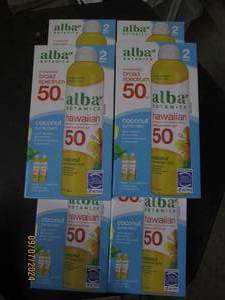 6 packages of 2 alba botanica broad...