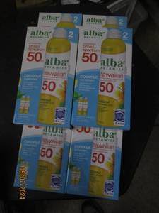 6 packages of 2 alba botanica broad...