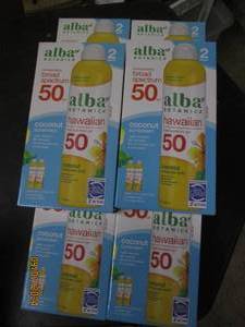 6 packages of 2 alba botanica broad...