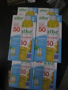 6 packages of 2 alba botanica broad...