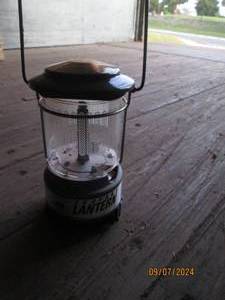propane lantern...