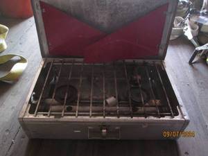 colman propane cook stove...