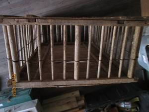 wood crate...