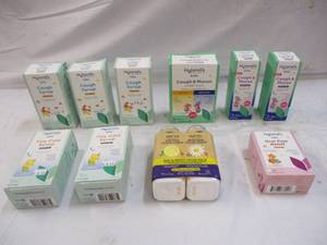 Variety of baby cough and pain reli...