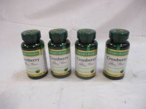 4 bottles of Natures Bounty cranbe...