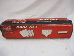 Rawlings base set 3 bases, homeplat...