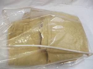 4 pair of gold colored drapes with ...