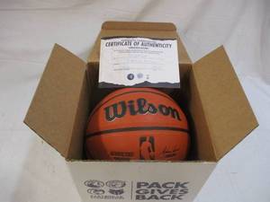 Basketball signed by MN Timberwolve...