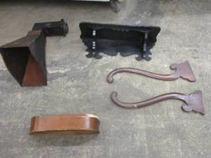 Assorted antique or vintage wood pi...