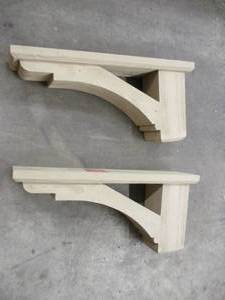 2 molded corbels...