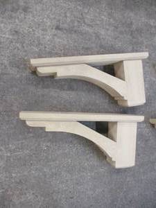Pair of molded corbels...