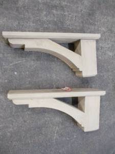 Pair of molded corbels...