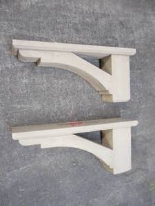 Pair of molded corbels...