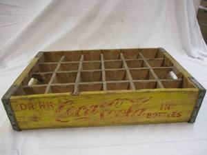 Vintage wooden Coca Cola carrier. H...