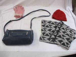 Michael Kors purse and scarf, Coach...