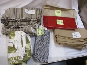 Heavy duty fabric pieces. Sizes sho...