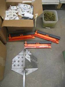 Tile cutter, 3 caution triangles, b...