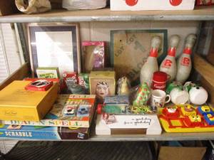 Misc lot of items including bowling...