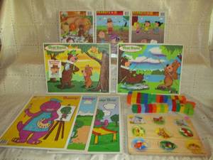 Vintage puzzles, Lego blocks and a ...