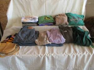 Clothing of different sizes and syt...