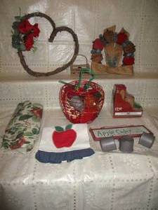 Apple themed decor...
