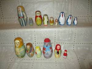 Vintage nesting dolls...