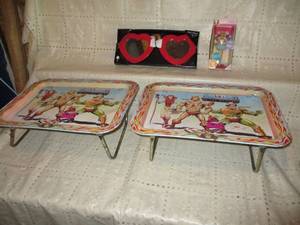 Vintage He-Man metal TV trays, fun ...